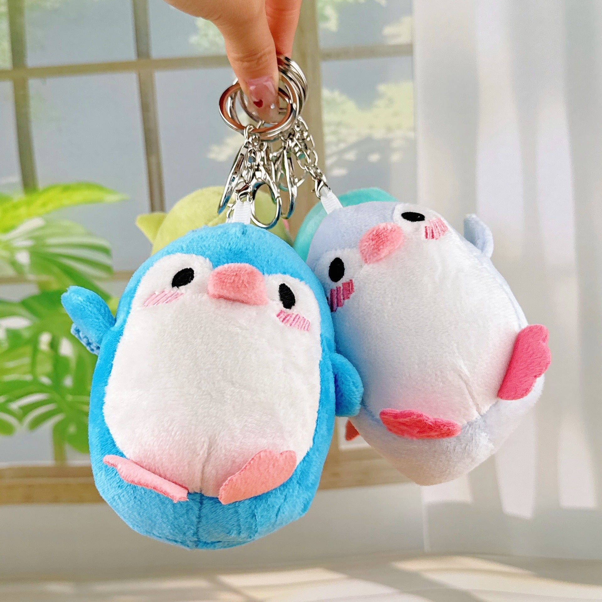 Wholesale  Cartoon Penguin Doll Pendant Cute Little Penguin Plush Toy Keychain Pendant Bag Hanging Ornament Grasp Gifts
